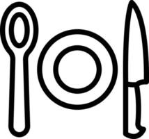 Dining meal Vector Icon Design Illustration