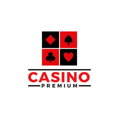 vector graphic logo of casino. gambling sign roulette, cards, dice. illustration gaming chips symbol . 777 gamble game