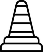 Traffic cone Vector Icon Design Illustration