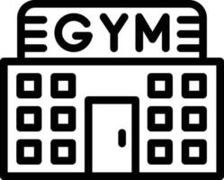 Gym Vector Icon Design Illustration