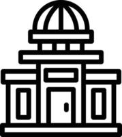 Government building Vector Icon Design Illustration