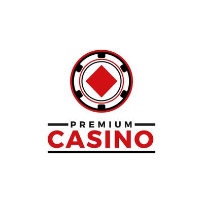 vector graphic logo of casino. gambling sign roulette, cards, dice. illustration gaming chips symbol . 777 gamble game