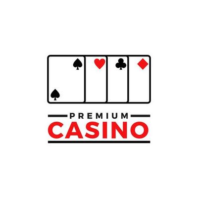 vector graphic logo of casino. gambling sign roulette, cards, dice. illustration gaming chips symbol . 777 gamble game