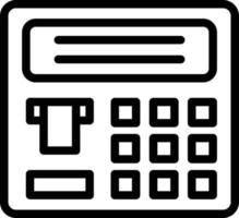 Atm machine Vector Icon Design Illustration