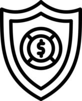 Shield Vector Icon Design Illustration
