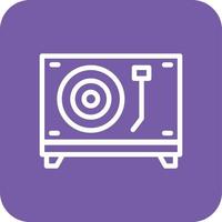 Turntable Vector Icon