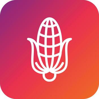 icono de vector de maíz