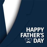 Father's Day greeting card design vector