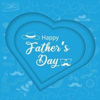 Father's Day greeting card background with doodle.suitable for Posters, flyers, greeting cards, headers for websites vector