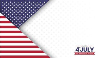 Background Template for united states independence day banner vector
