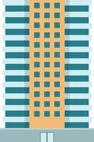 Skyscraper city building vector