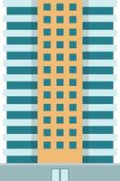 edificio de la ciudad de rascacielos vector