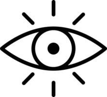 Eye Vector Icon Design Illustration