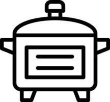 Cooker Vector Icon Design Illustration