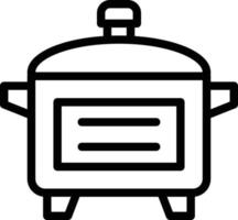 Cooker Vector Icon Design Illustration