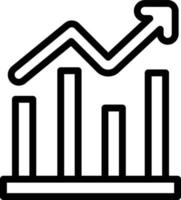 Bar graph Vector Icon Design Illustration