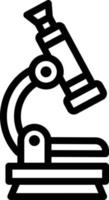 Microscope Vector Icon Design Illustration