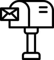 Mailbox Vector Icon Design Illustration