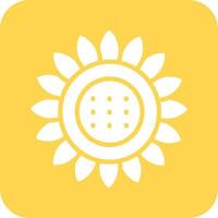 Sun flower Vector Icon