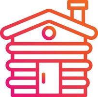 Cabin Vector Icon Design Illustration