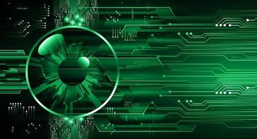 eye cyber circuit future technology concept background vector