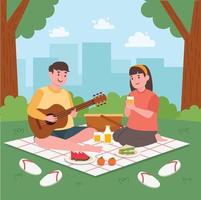 Picnic In The Park vector