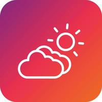 Cloudy Vector Icon