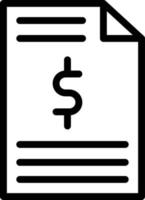 Invoice Vector Icon Design Illustration