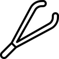 Tweezers Vector Icon Design Illustration