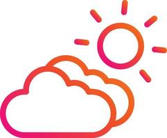 Cloudy Vector Icon