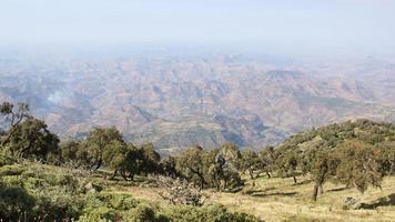 Parque nacional de las montañas de Semien, Etiopía, África foto