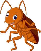 Cute Cockroach cartoon vector