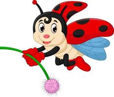 cute Ladybug cartoon vector