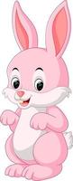 cute rabbit cartoon vector