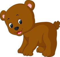 funny bear Cartoon vector