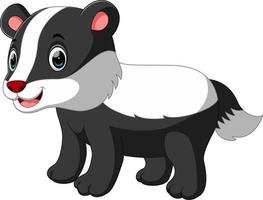 Cartoon animal badger vector