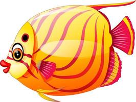 illustration of Cute fish cartoon vector