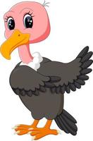 illustration of Vulture cartoon vector