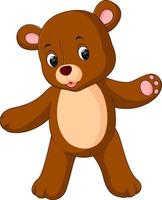 funny bear Cartoon vector