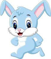 illustration of cute rabbit cartoon vector