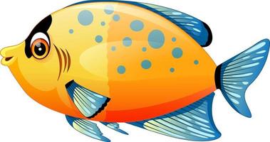 ilustración de dibujos animados lindo pez vector