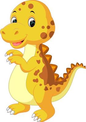 Cute baby dinosaur illustration. Vector cartoon illustration. 3242216  Vector Art at Vecteezy