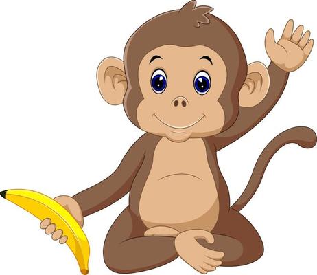 cute monkey cartoon