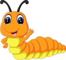 illustration of Cute caterpillar cartoon