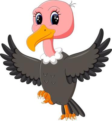 illustration of Vulture cartoon