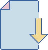 file download Isolated Vector icon which can easily modify or edit