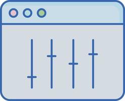 Control panel Isolated Vector icon which can easily modify or edit
