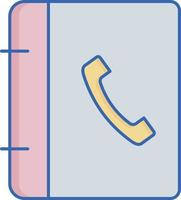 Phone book Isolated Vector icon which can easily modify or edit