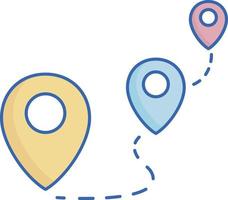 location pins Isolated Vector icon which can easily modify or edit