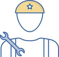 service man Isolated Vector icon which can easily modify or edit
